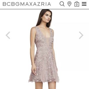 Bcbgmaxazria Phoebe Embroidered Tulles Dress